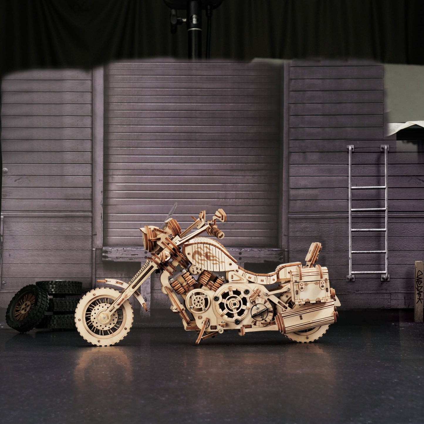 Robotime 3D Wooden Puzzle Toy Cruiser Motorcycle