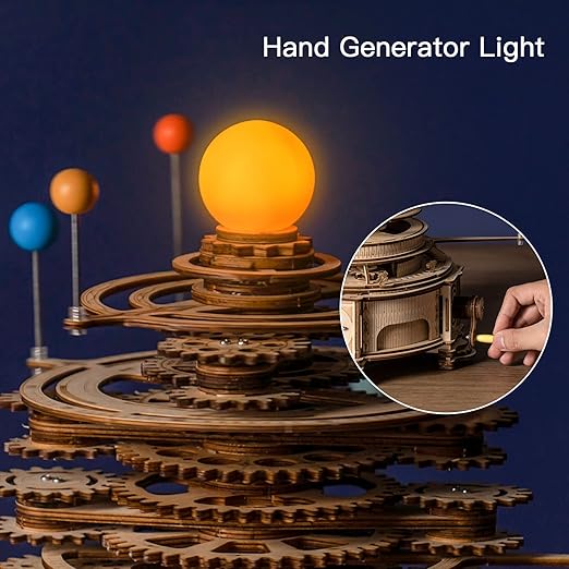 Robotime 3D Wooden Puzzle Toy - Huge Orbiting Solar System 8 Planets - Woodylands Crafts (Copy)