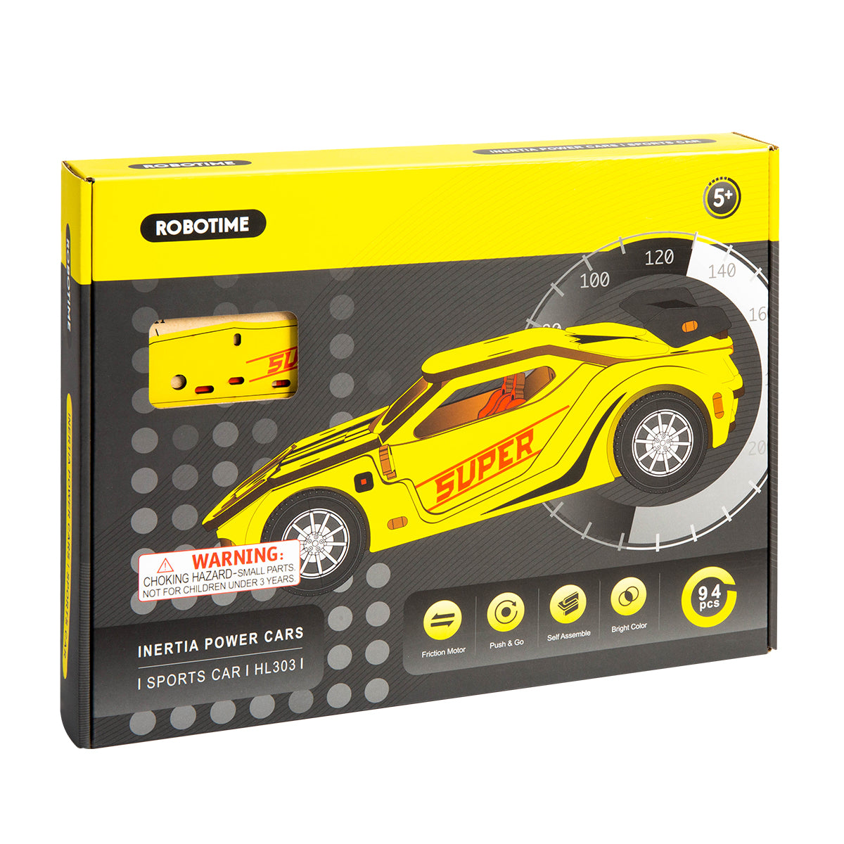 Robotime 3D Wooden Puzzle Toy Cars - Supercar - Woodylands Crafts