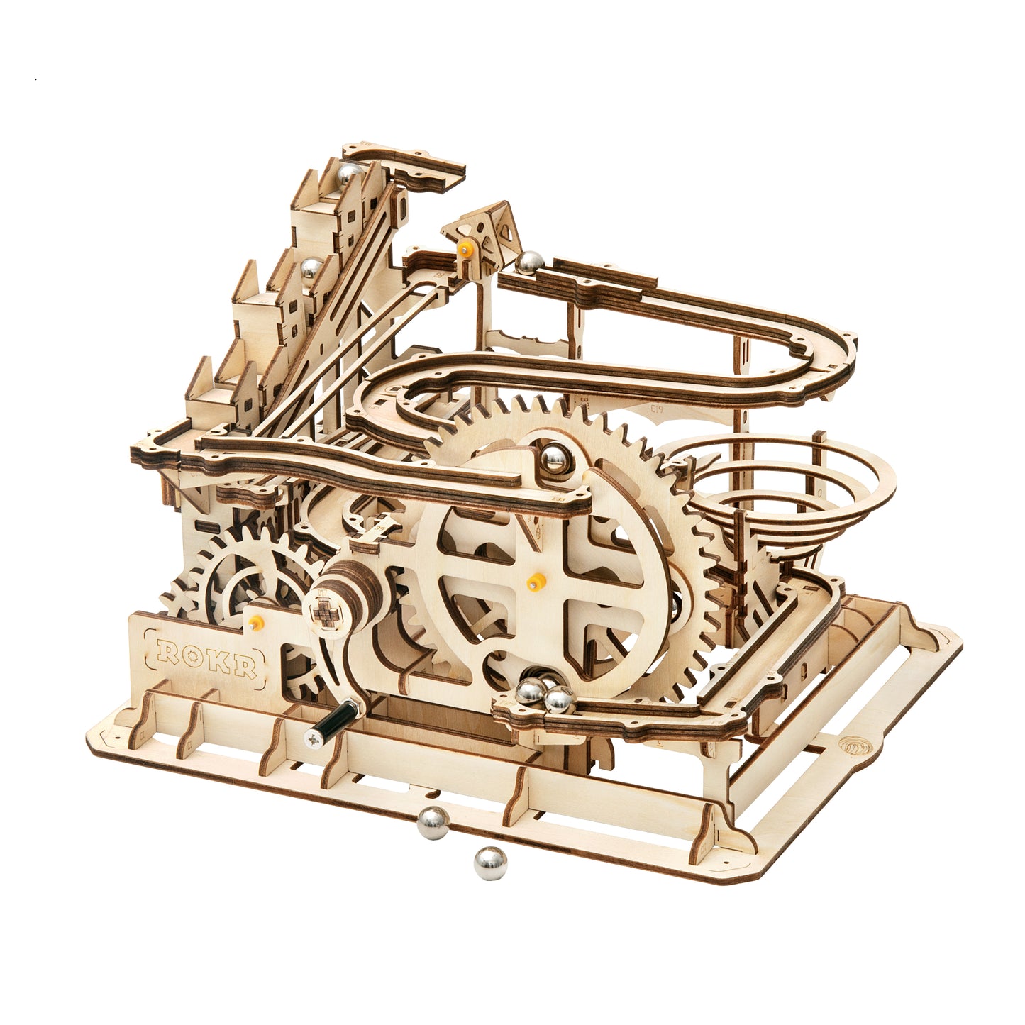 Robotime 3D Wooden Puzzle Toy - Marble Run - Parkour - Woodylands Crafts