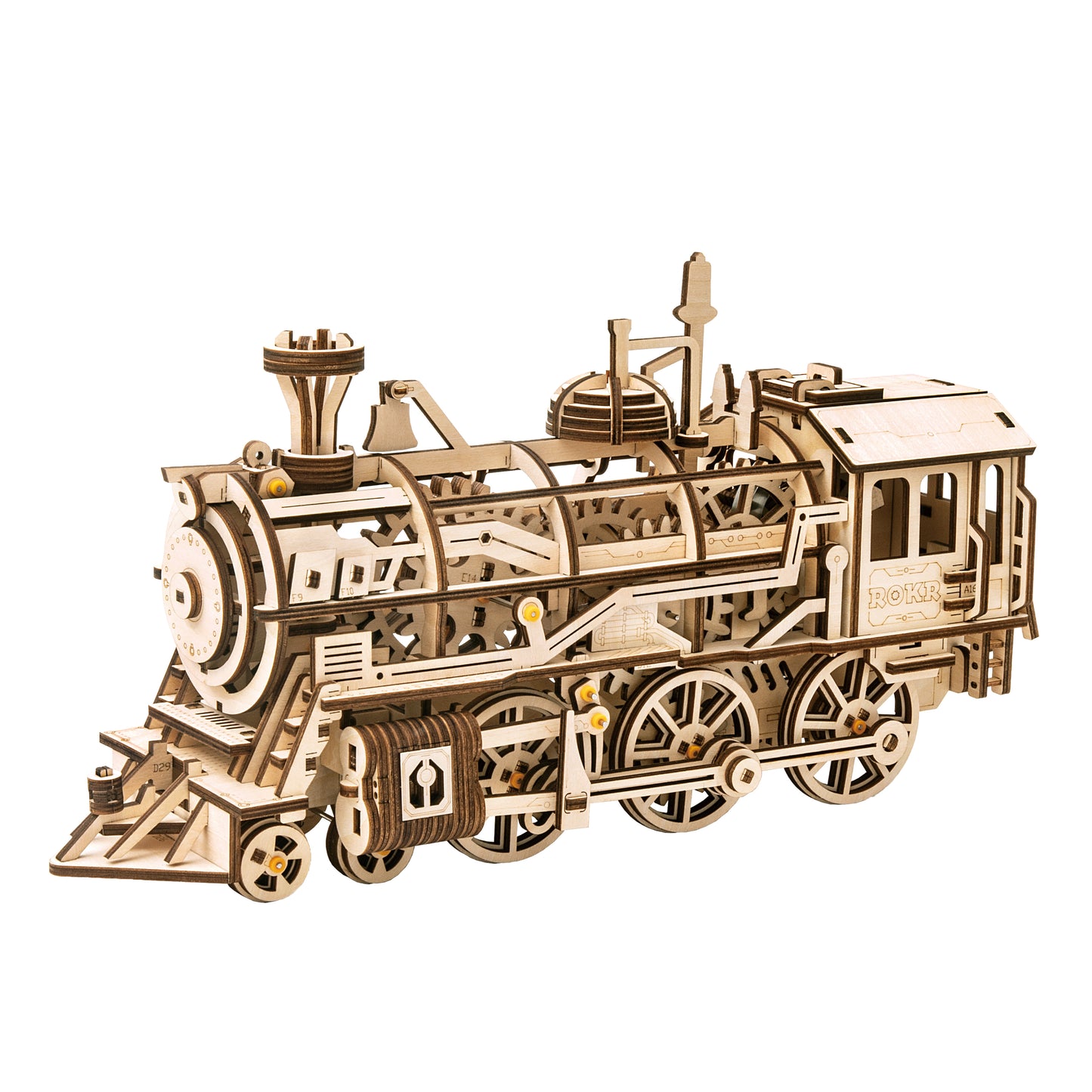 Robotime 3D Wooden Puzzle Toy Trains - Train Locomotive - Woodylands Crafts