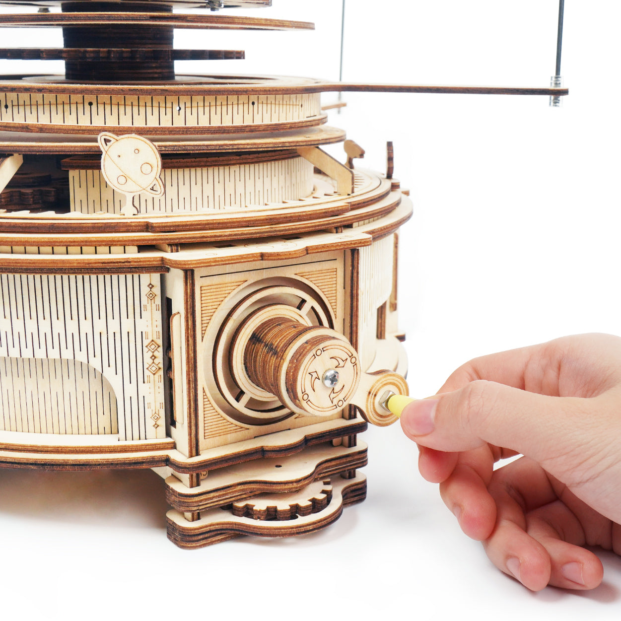 Robotime 3D Wooden Puzzle Toy - Huge Orbiting Solar System 8 Planets - Woodylands Crafts (Copy)