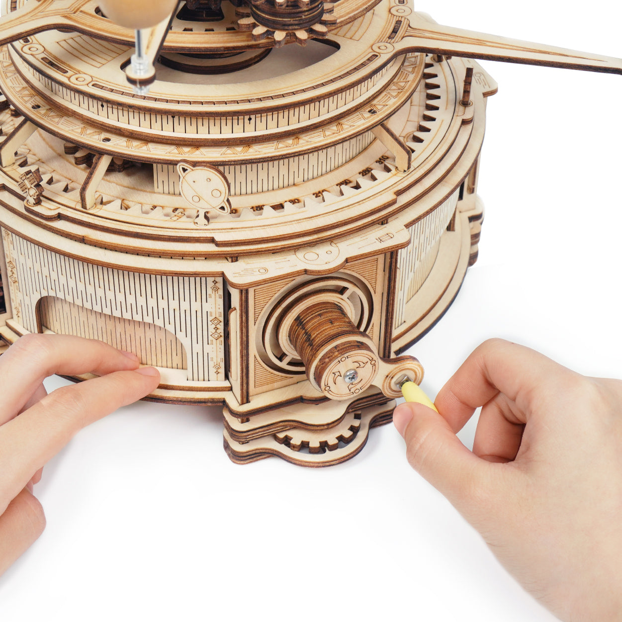 Robotime 3D Wooden Puzzle Toy - Huge Orbiting Solar System 8 Planets - Woodylands Crafts (Copy)