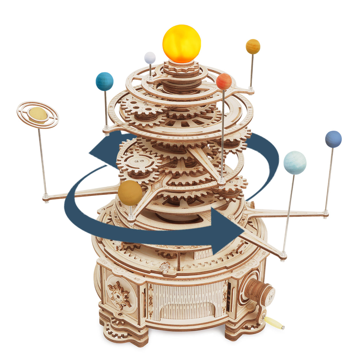 Robotime 3D Wooden Puzzle Toy - Huge Orbiting Solar System 8 Planets - Woodylands Crafts (Copy)