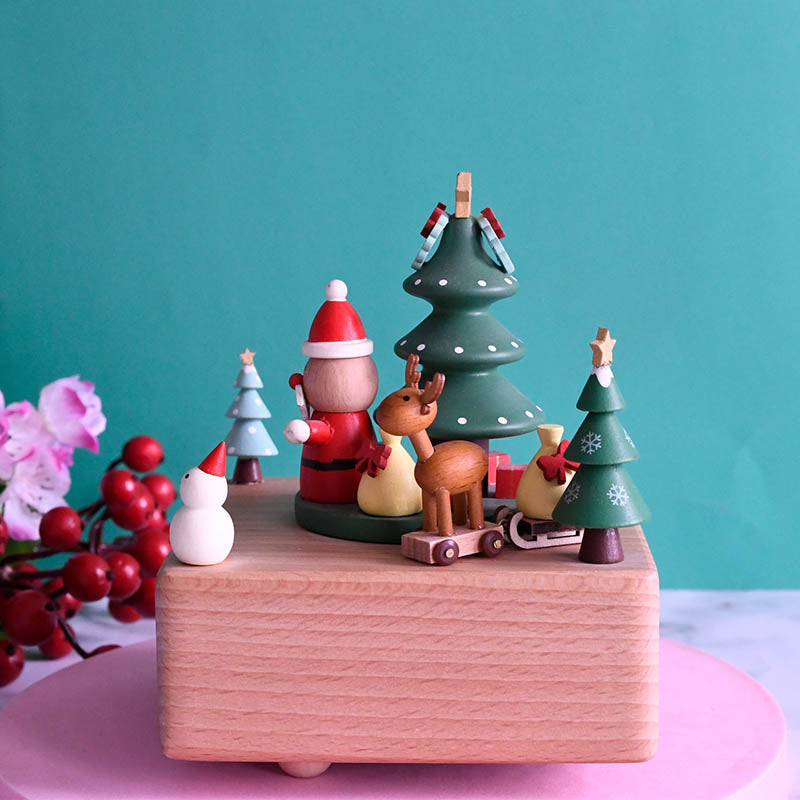 Woodylands Spieluhr - Der Schlitten des Weihnachtsmanns
