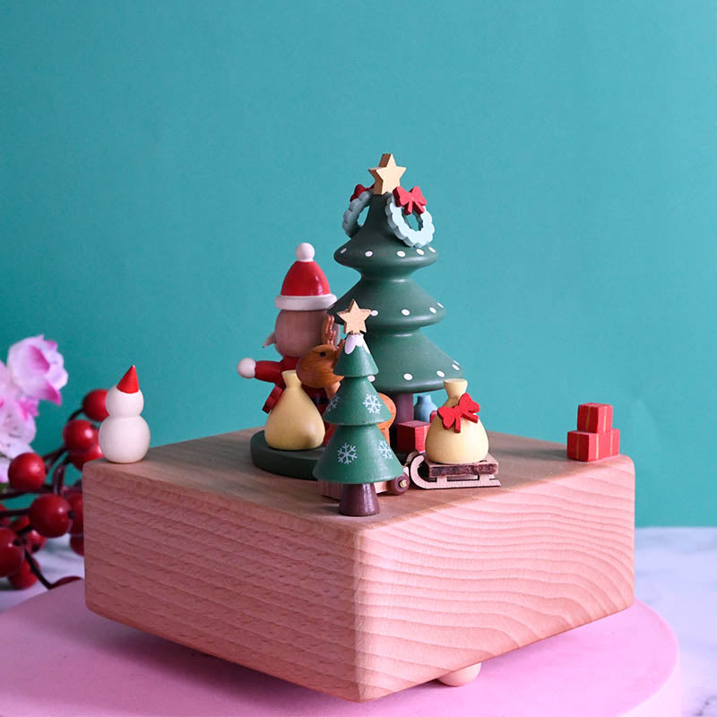 Woodylands Spieluhr - Der Schlitten des Weihnachtsmanns