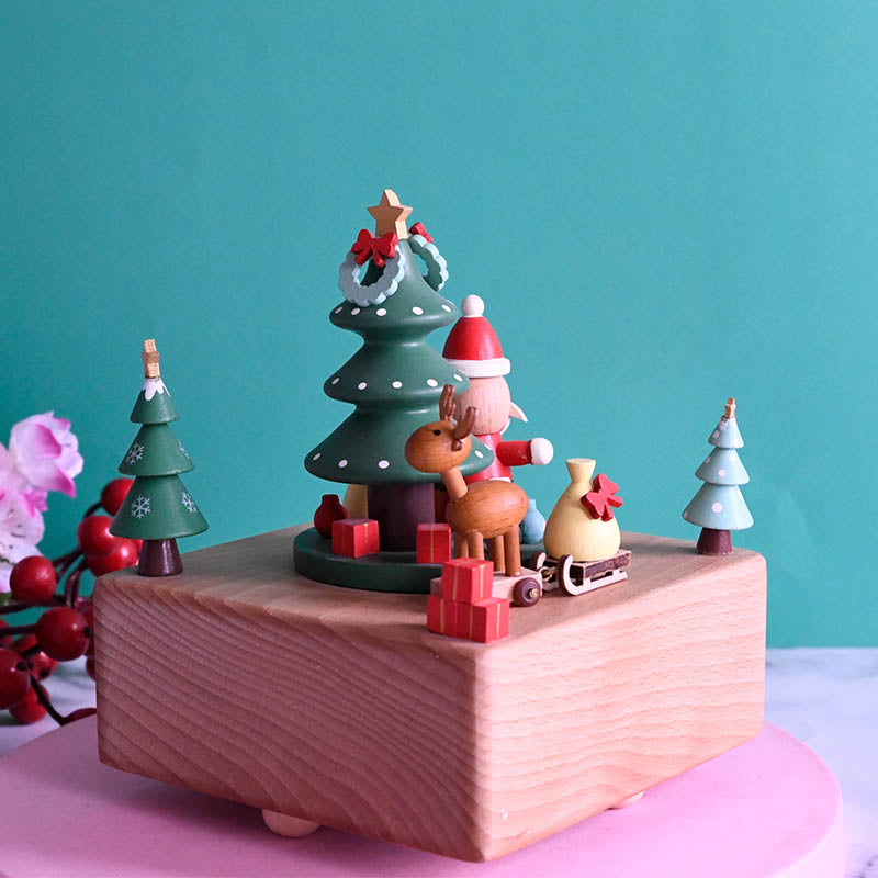 Woodylands Spieluhr - Der Schlitten des Weihnachtsmanns