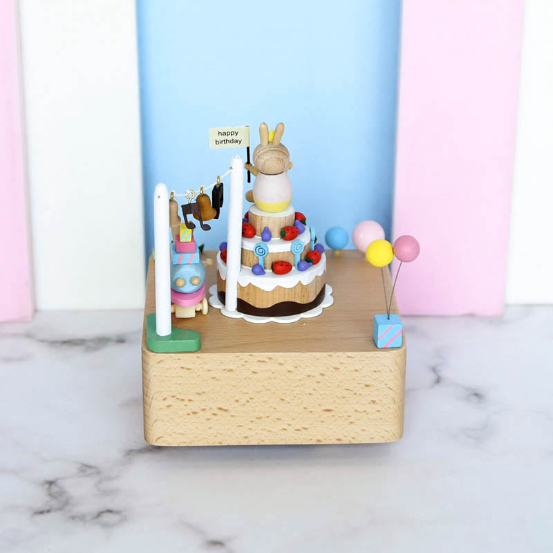 Wooden Music Box - Happy Birthday - Happy Birthday tune