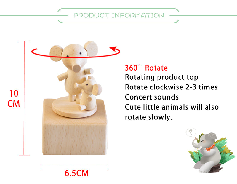 Elephants - The city of the sky tune - Mini Music box