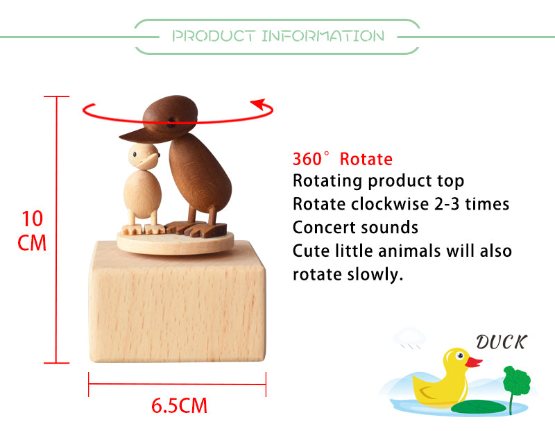 Ducklings - Canon tune - Mini msic box