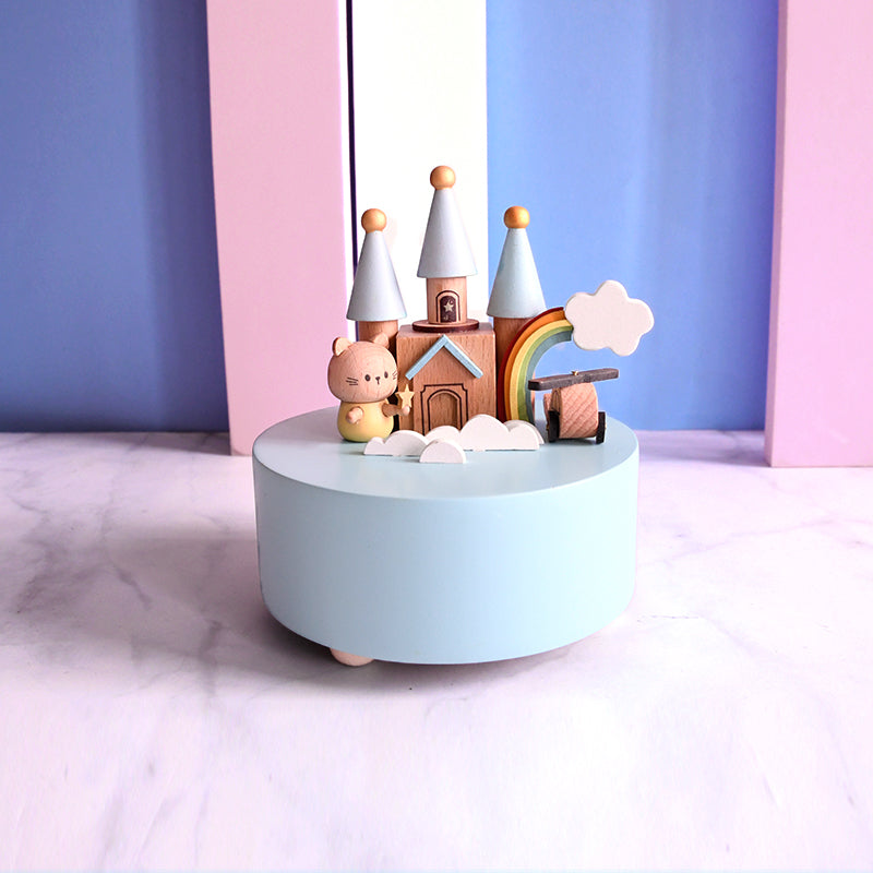Wooden Music Box - Rainbow Castle - The city of the sky tune