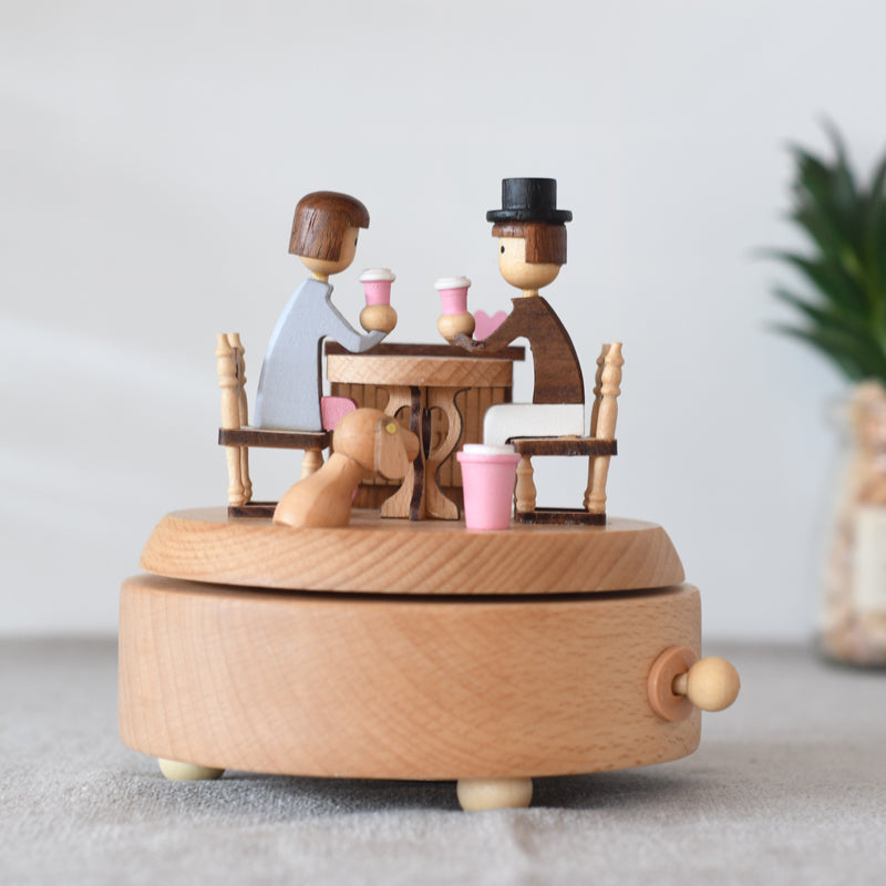 Wooden Music Box - First Love - Love Story Tune - Music Box