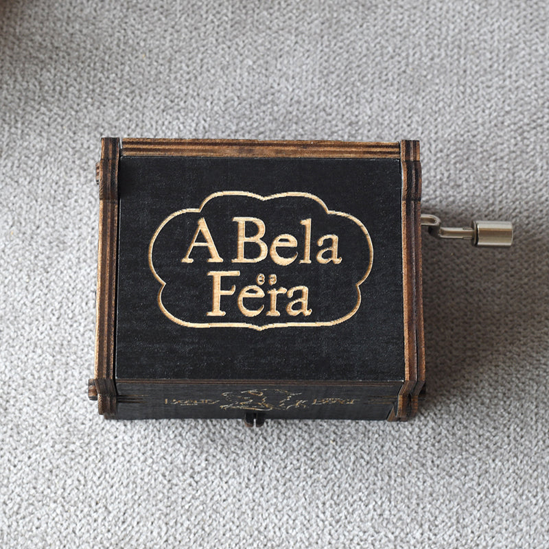 Beauty and The Beast - Hand-Crank Carillon Music Box