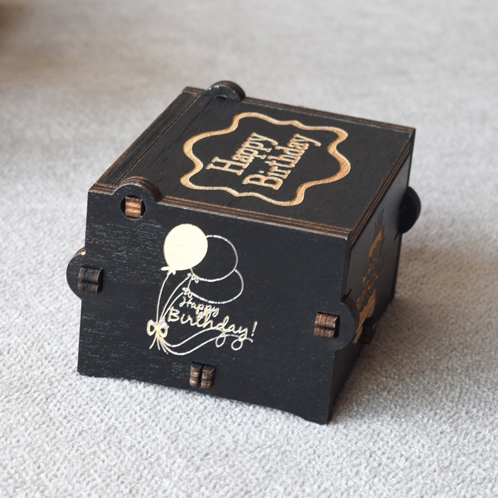 Happy Birthday - Hand-Crank Carillon Music Box