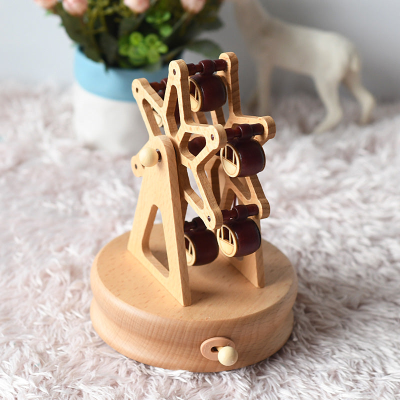 Wooden Music Box - Ferris Wheel - The city of the Sky tune