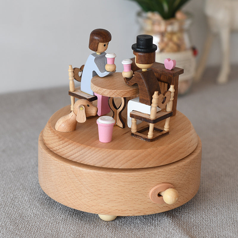 Wooden Music Box - First Love - Love Story Tune - Music Box