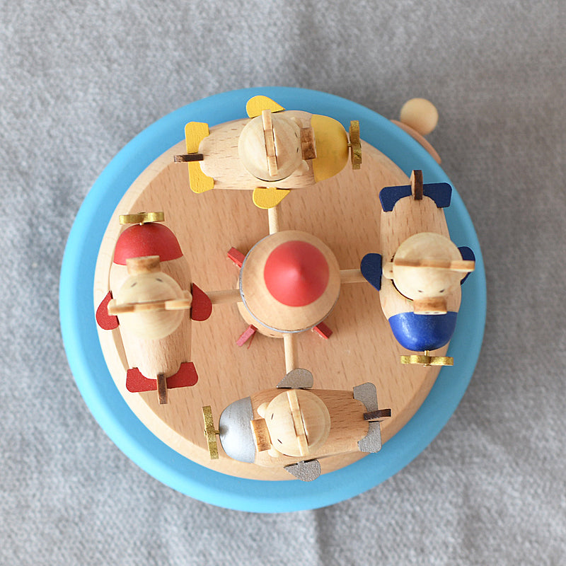 Wooden Music Box - Flying Pigs - The city of the sky tune - Music box