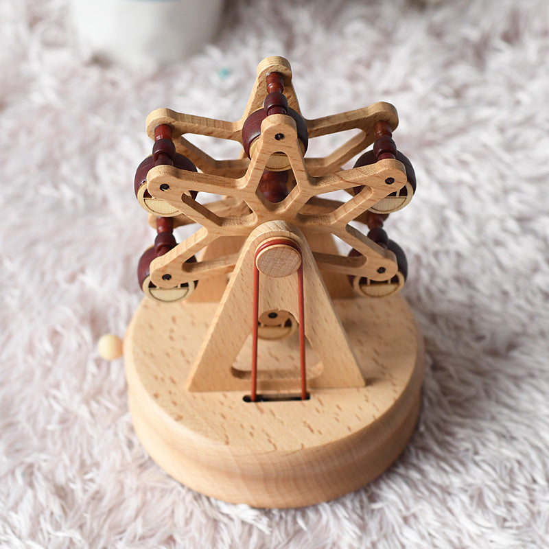Wooden Music Box - Ferris Wheel - The city of the Sky tune