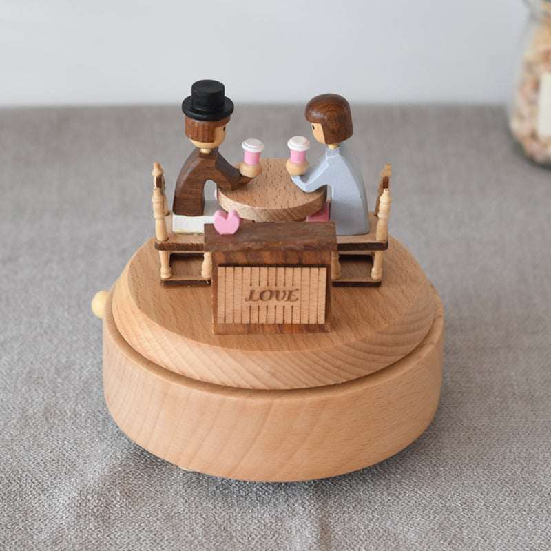 Wooden Music Box - First Love - Love Story Tune - Music Box