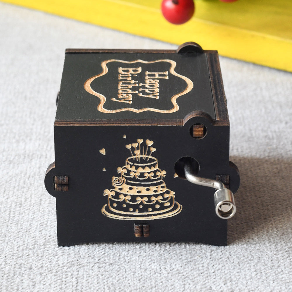 Happy Birthday - Hand-Crank Carillon Music Box