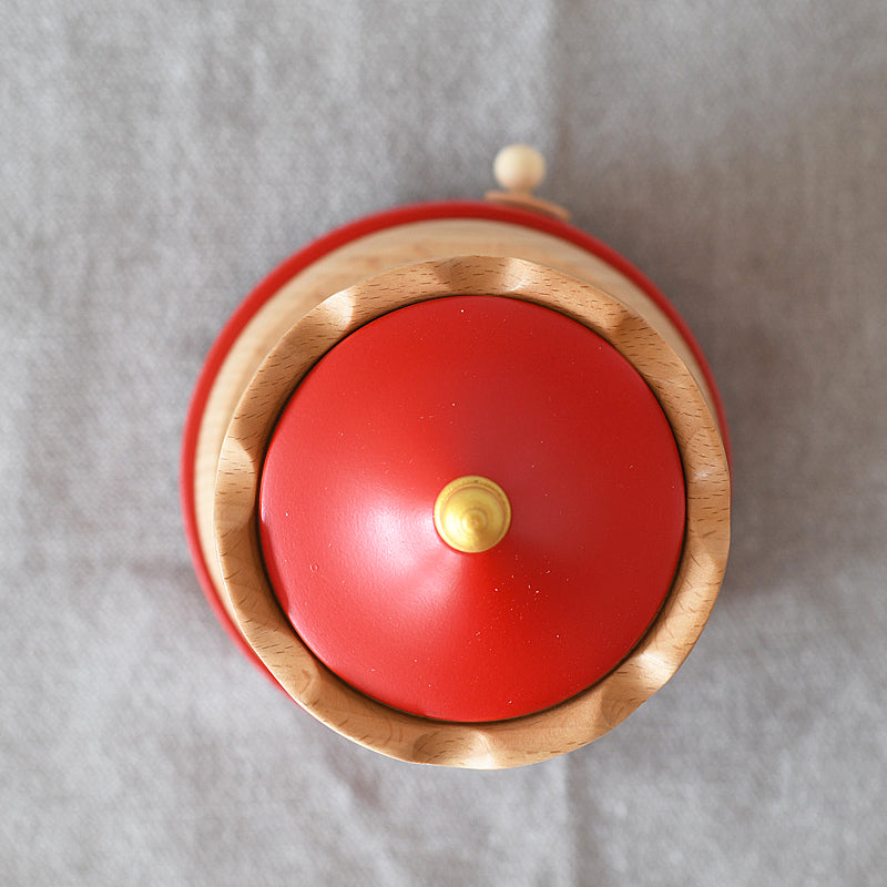 Wooden Music Box - Happy Dancing Family - The city of the sky tune