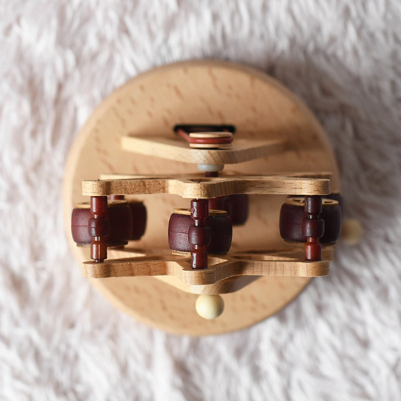 Wooden Music Box - Ferris Wheel - The city of the Sky tune