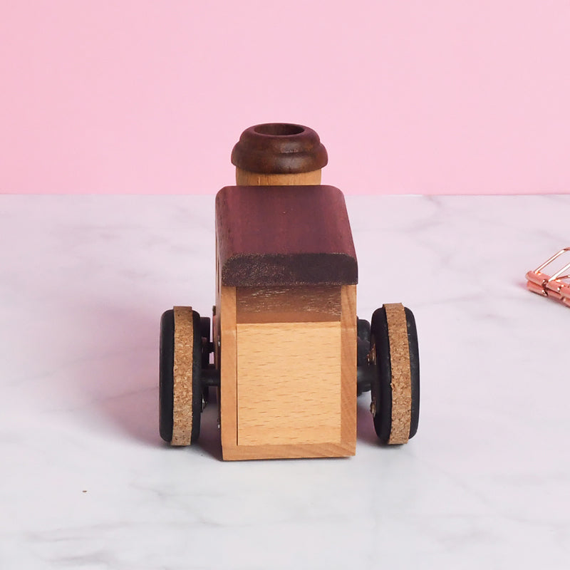 Woodylands Wind-up Toy Cars - Train Music Box - Memory tune - Woodylands Vehicles