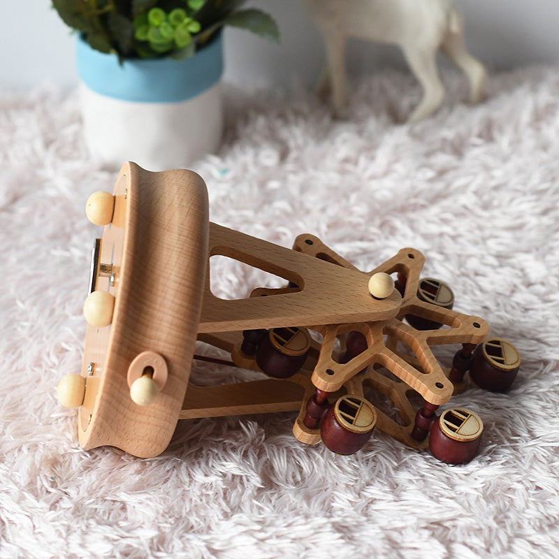 Wooden Music Box - Ferris Wheel - The city of the Sky tune