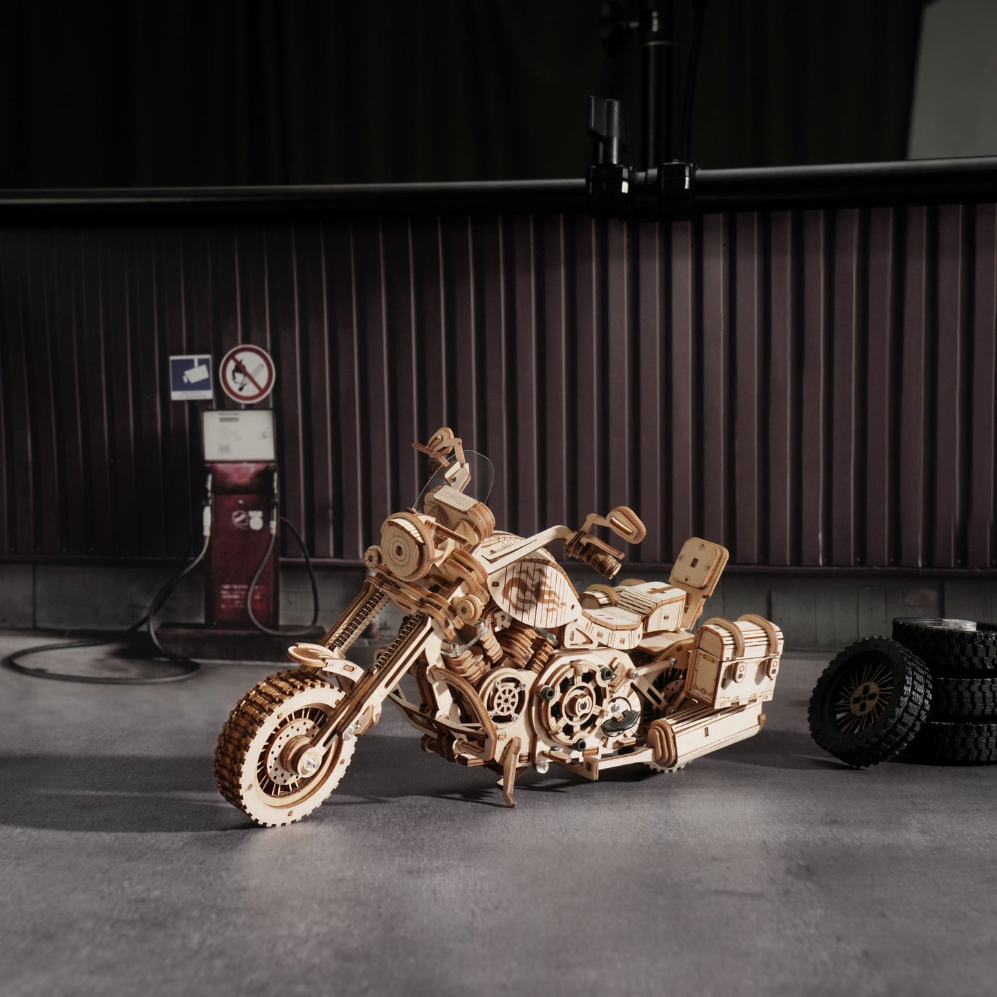 Robotime 3D Wooden Puzzle Toy Cruiser Motorcycle