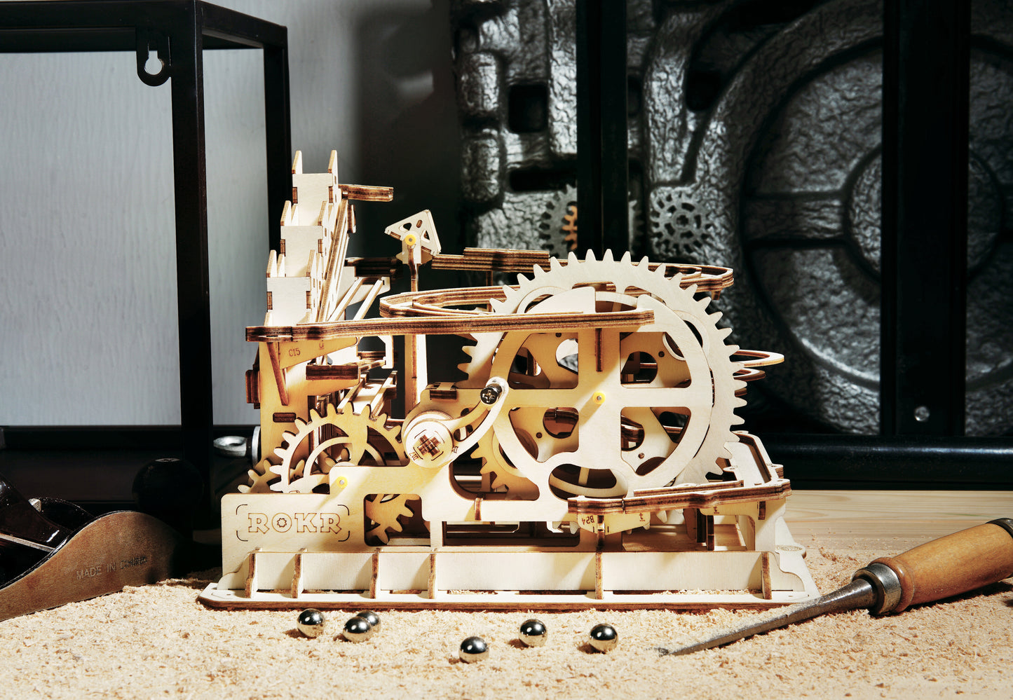 Robotime DIY Wooden Toy - Marble Run - Parkour - Woodylands Crafts