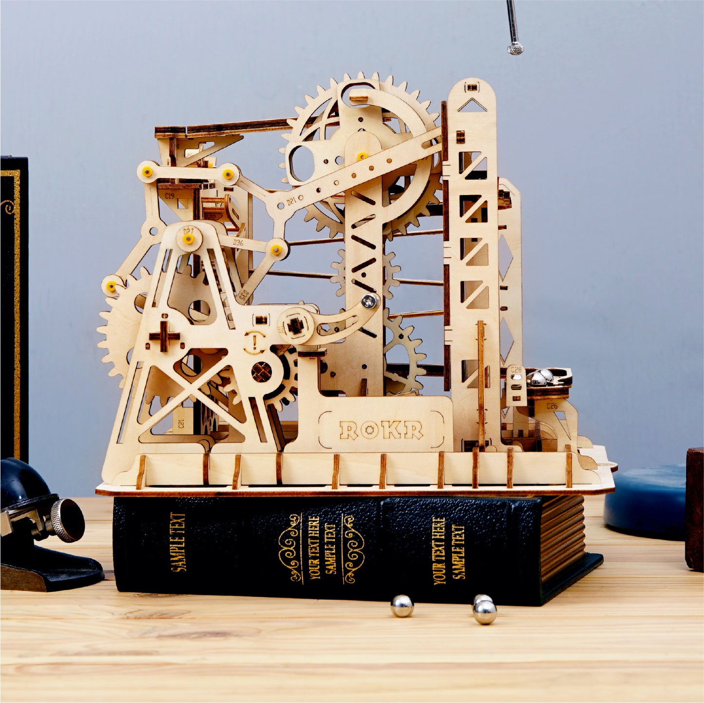 Robotime 3D Wooden Puzzle Toy - Marble Run - Explorer - Woodylands Crafts
