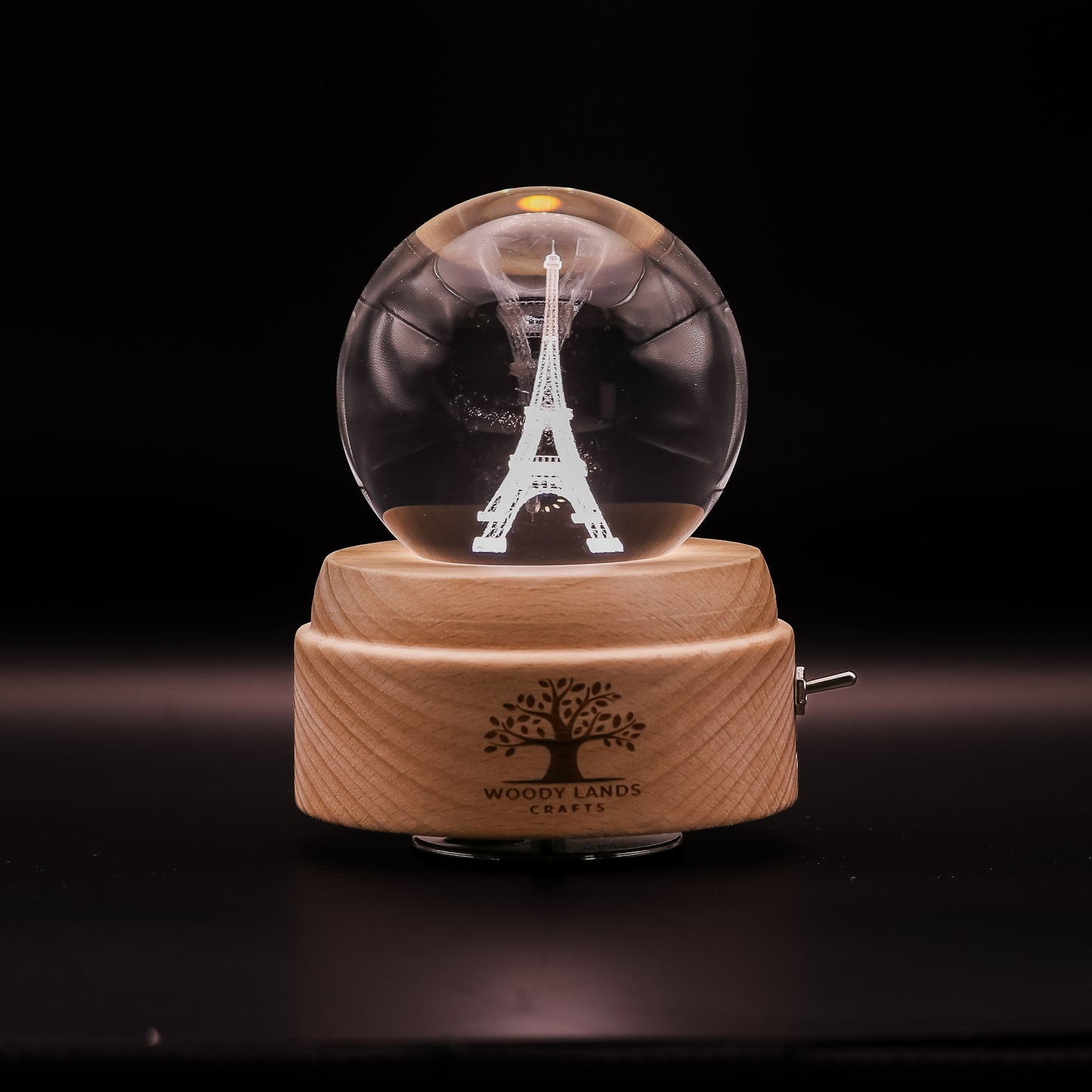 Woodylands Crystal Music Light – Eiffelturm