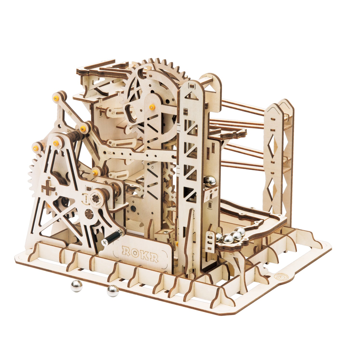 Robotime 3D Wooden Puzzle Toy - Marble Run - Explorer - Woodylands Crafts