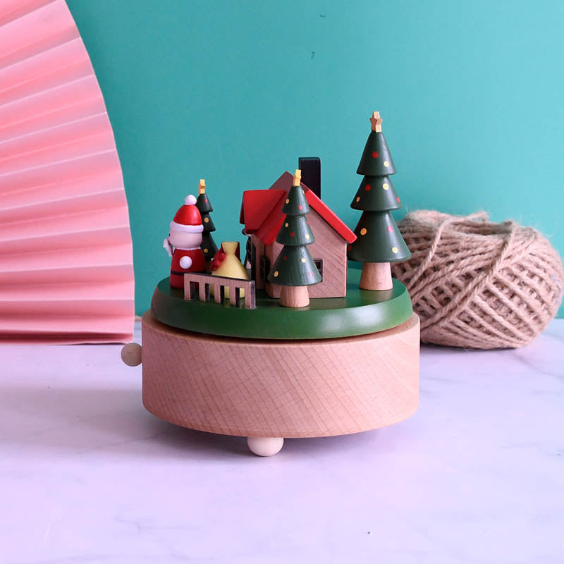 Woodylands Spieluhr - Weihnachtshütte