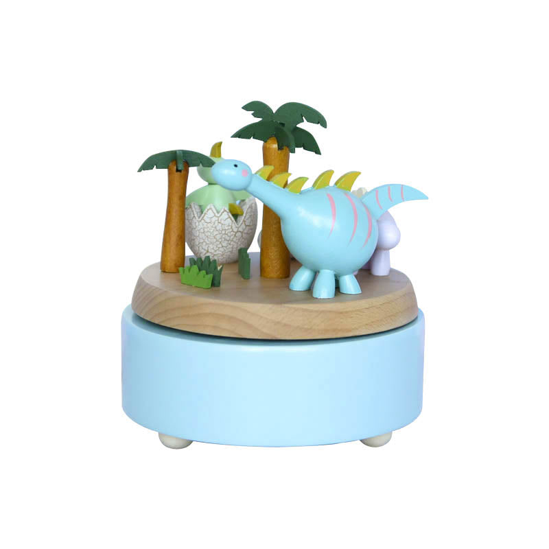 Wooden Music Box - Dinosaur Paradise - Small World Tune