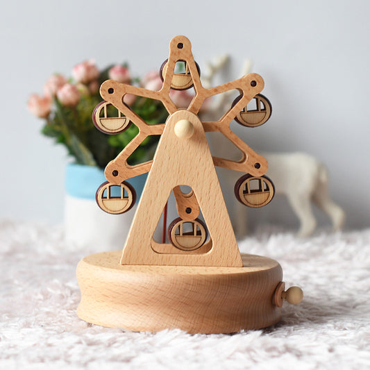 Wooden Music Box - Ferris Wheel - The city of the Sky tune