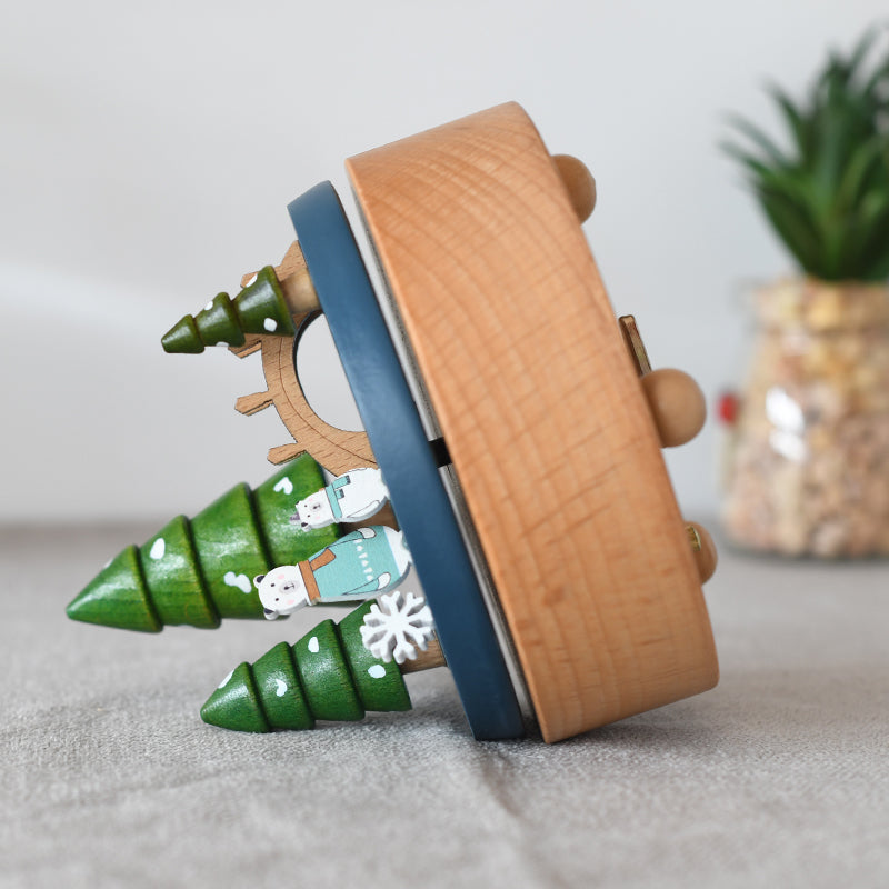 Музыкальная шкатулка Woodylands - Рождественский мишка
