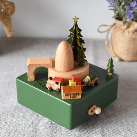 Woodylands Spieluhr - Weihnachtszug